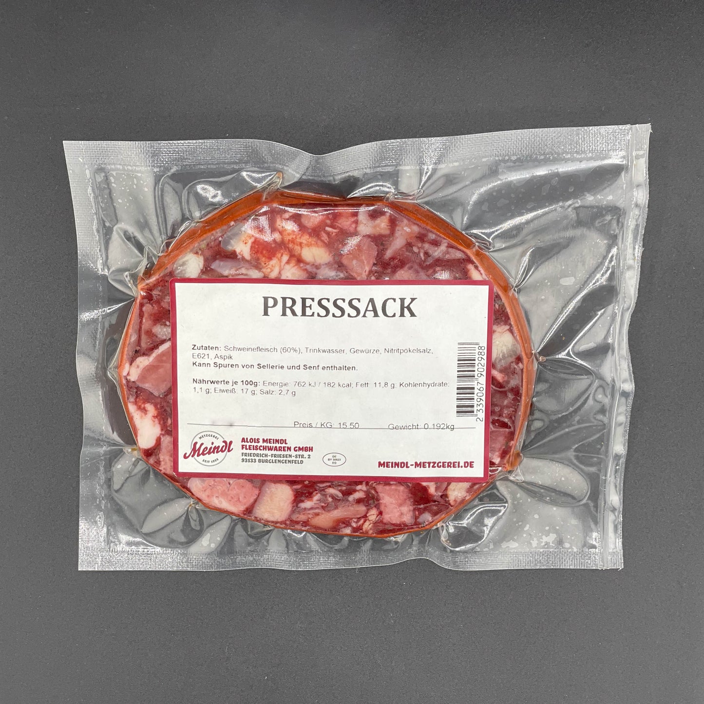 Presssack - rot
