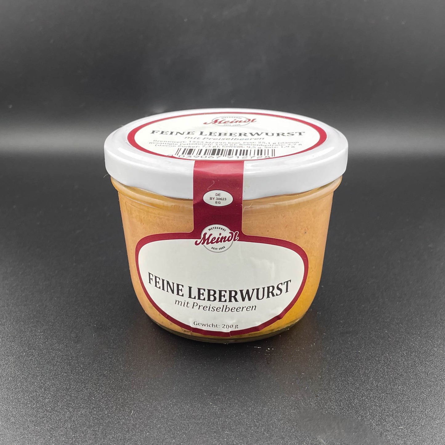 Feine Leberwurst mit Preiselbeeren